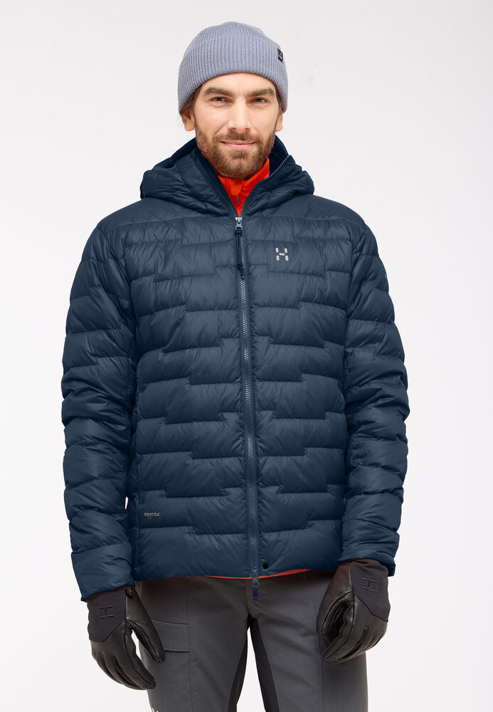 Kurtka HAGLÖFS ROC Flash Down Hood Men tarn blue