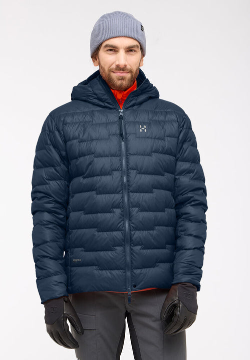 Kurtka HAGLÖFS ROC Flash Down Hood Men tarn blue
