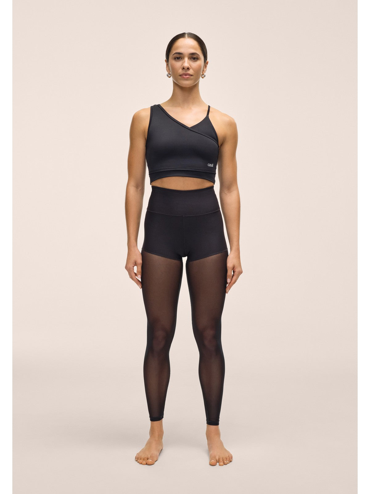 Legginsy damskie CASALL Power Mesh Studio Tights kolor czarny
