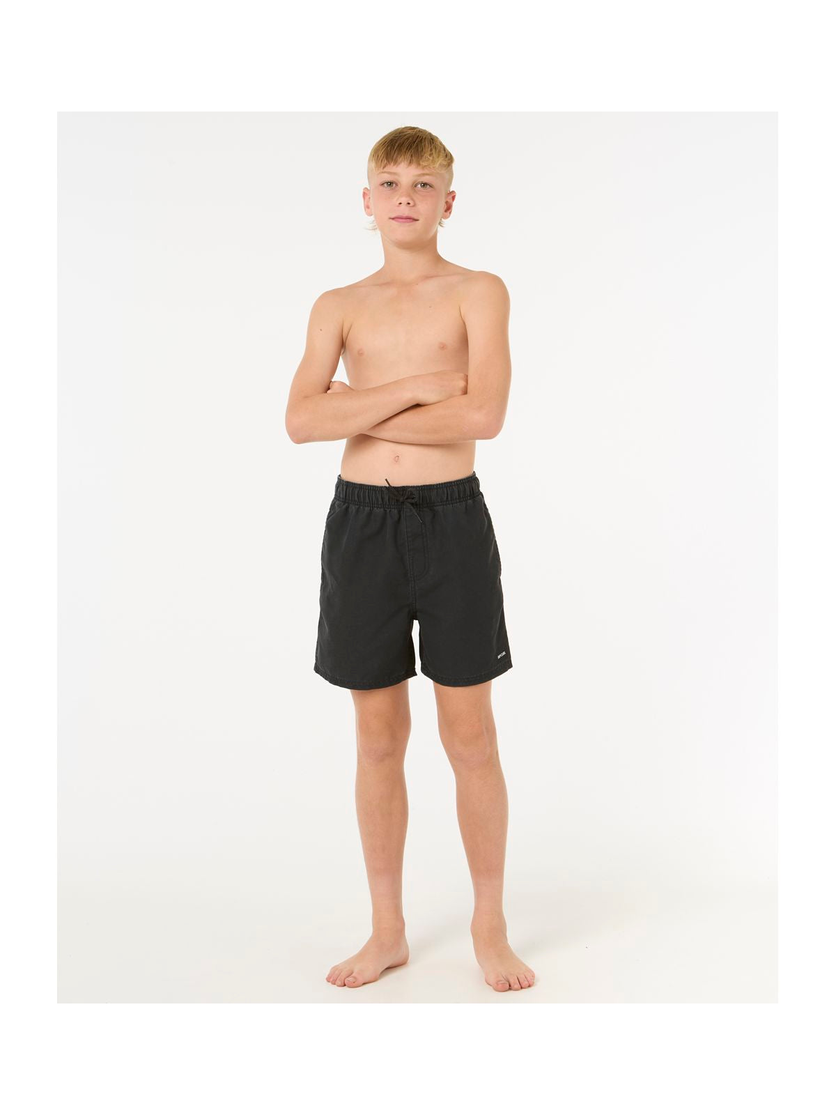 Szorty kąpielowe chłopięce RIP CURL Bondi Volley-Boy czarne