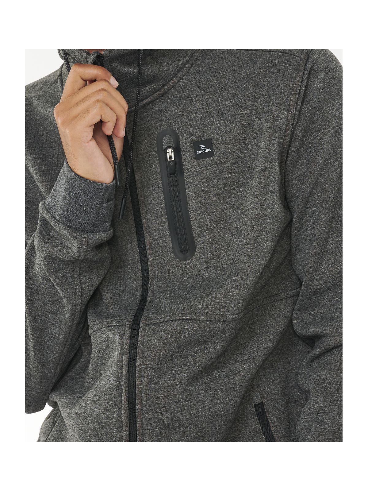 Bluza męska sportowa RIP CURL Anti Series Departed Zip Thr brązowy - Adventure Sports