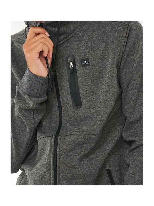 Bluza męska sportowa RIP CURL Anti Series Departed Zip Thr brązowy - Adventure Sports
