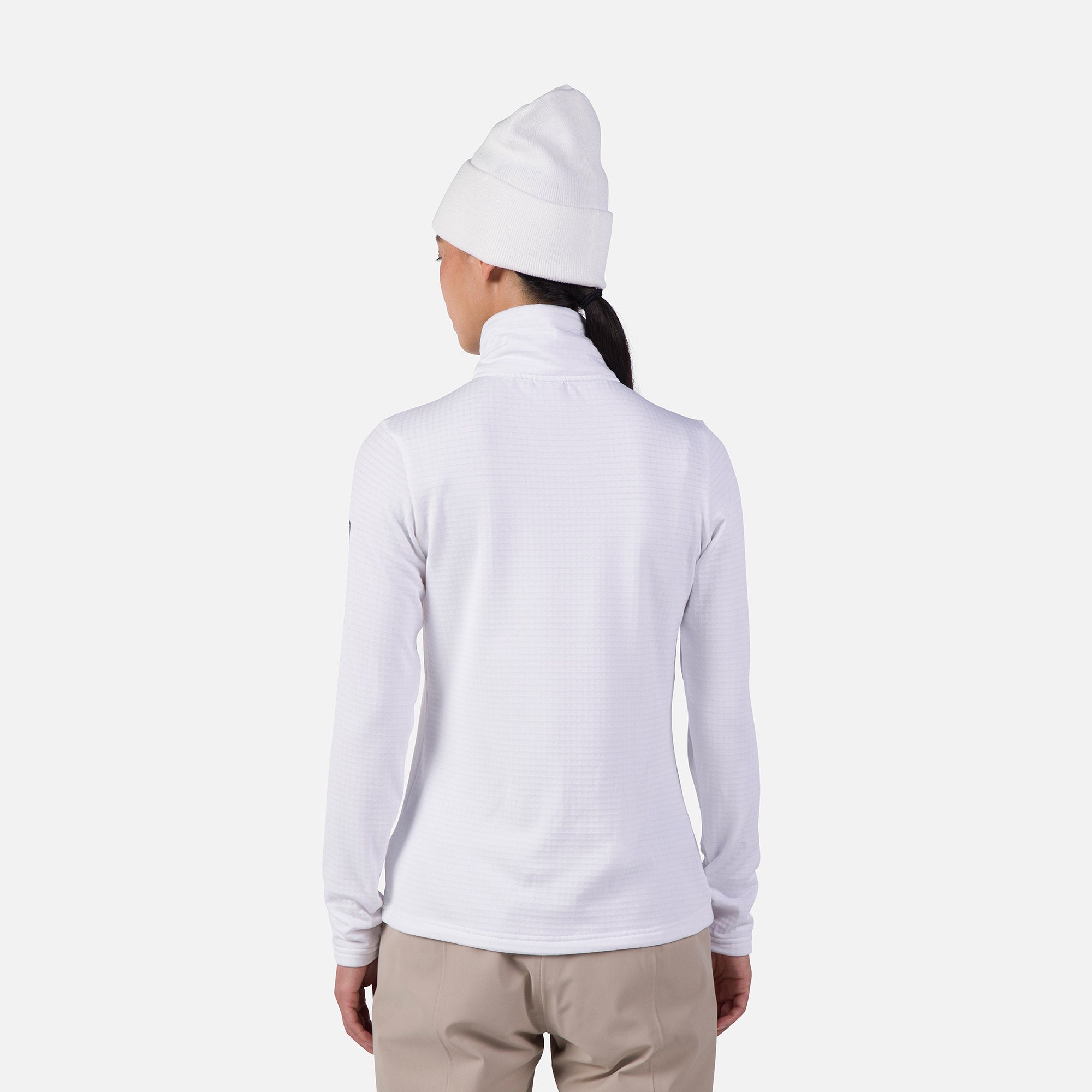 Bluza Rossignol W Blackside Fleece Hz biały - Adventure Sports