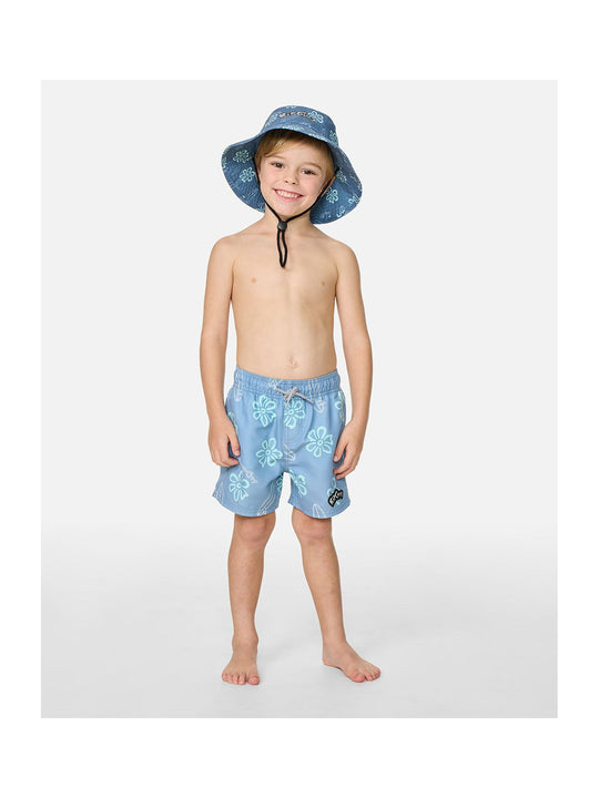 Boardshorty chłopięce RIP CURL Ride The Wave Volley - Boy niebieskie
