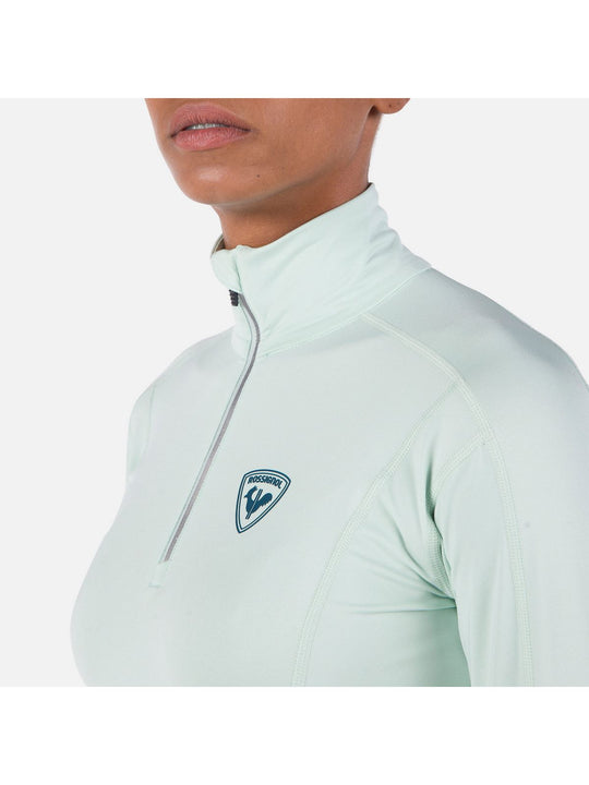 Bluza damska ROSSIGNOL W Classique 1/2 Zip szary
