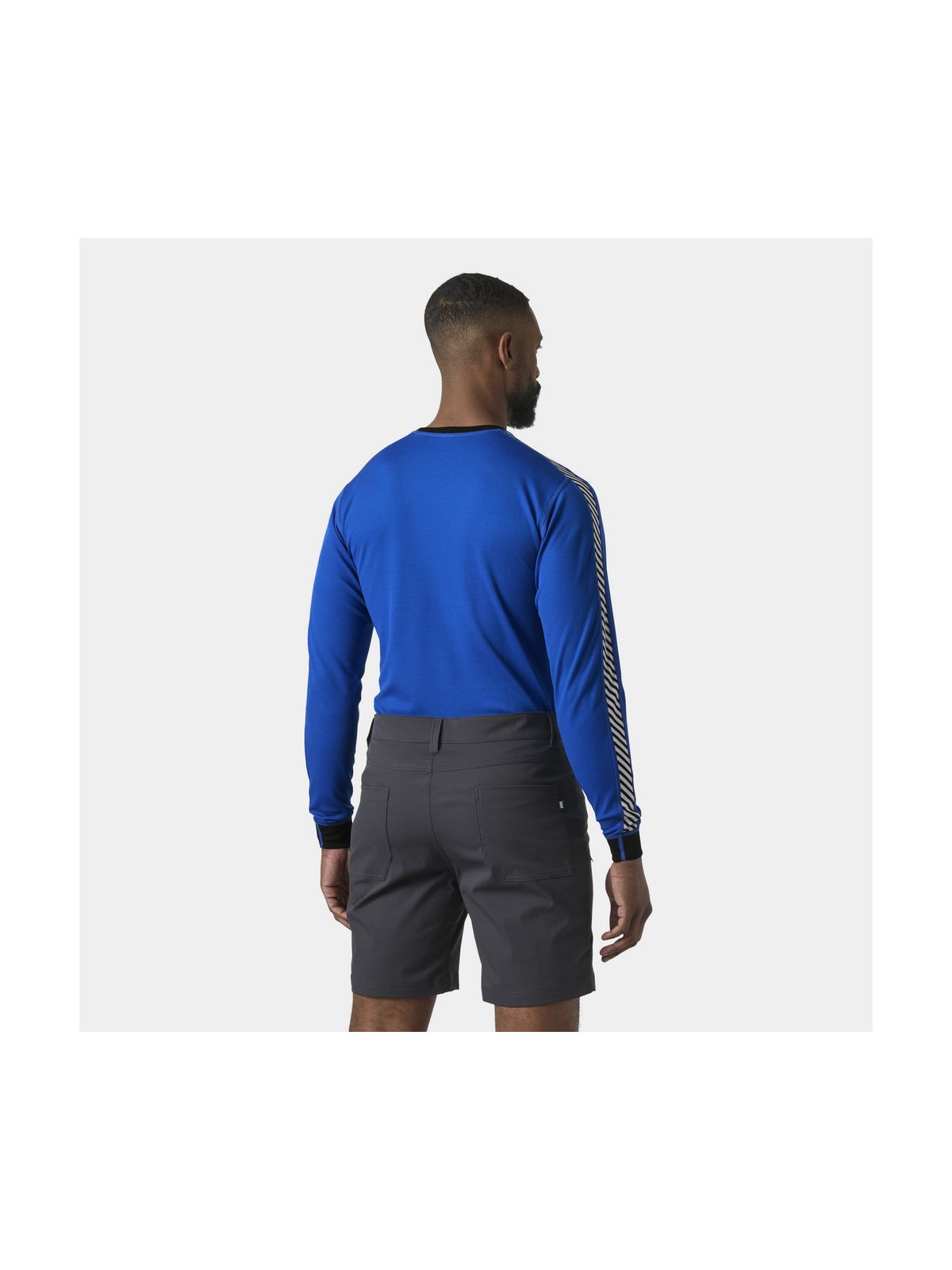 Bielizna termiczna męska HELLY HANSEN HH LIFA STRIPE CREW niebieska