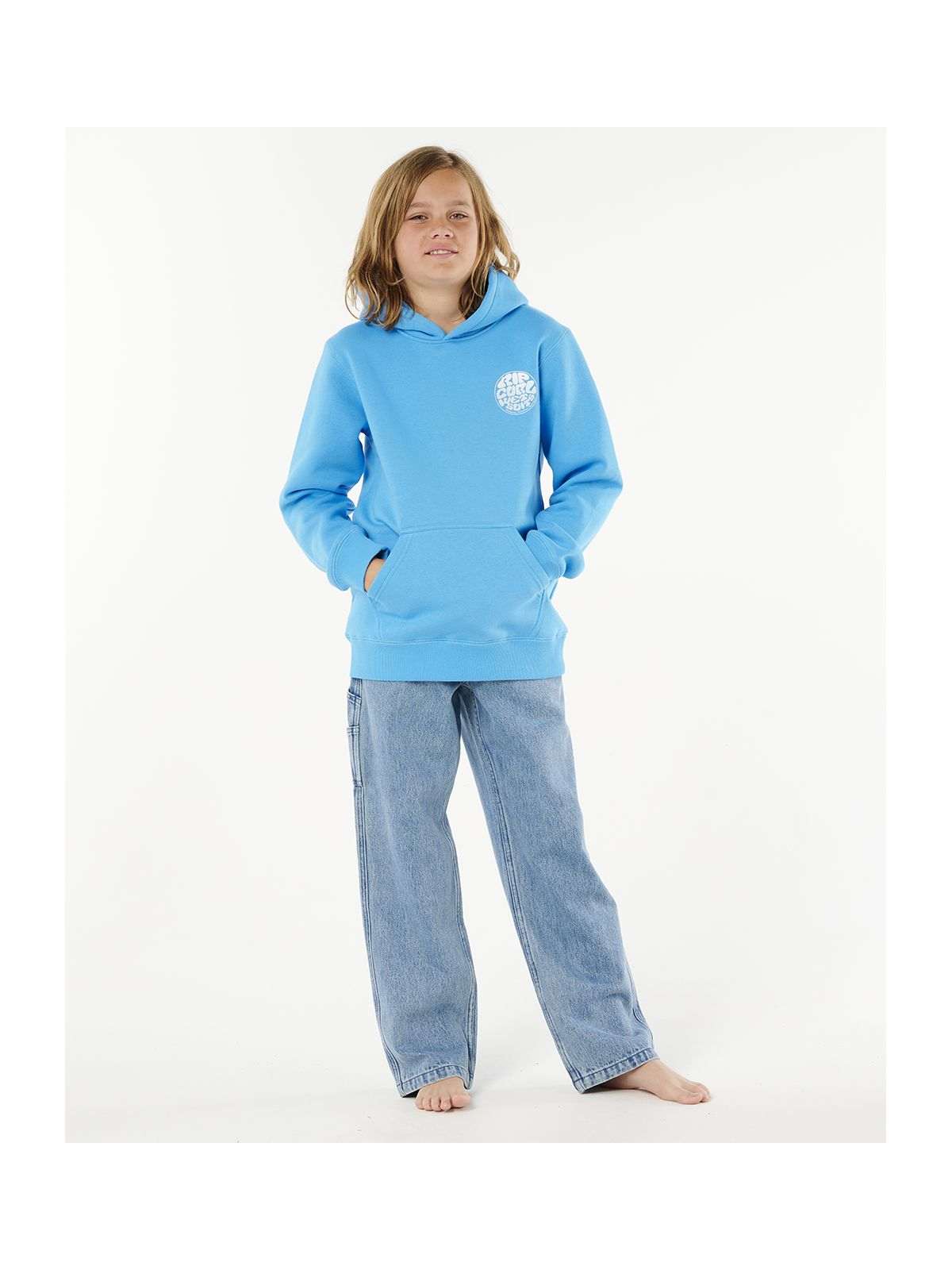 Spodnie chłopięce RIP CURL Hyped Denim Pant-Boy niebieskie