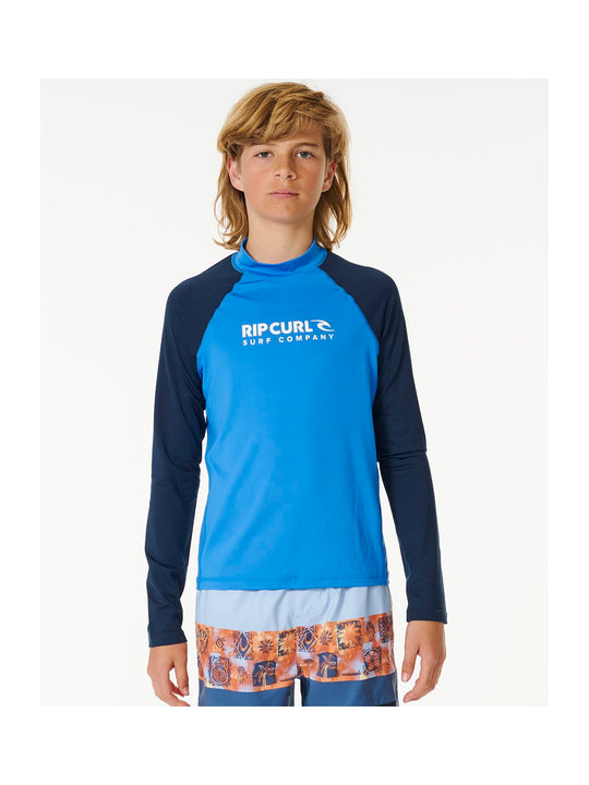 Koszulka do pływania dziecięca RIP CURL Shock Upf L/S-Boy niebieska
