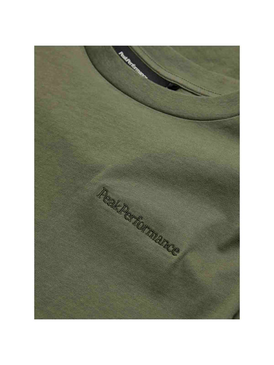 Koszulka męska PEAK PERFORMANCE Original Small Logo Tee Men zielony

