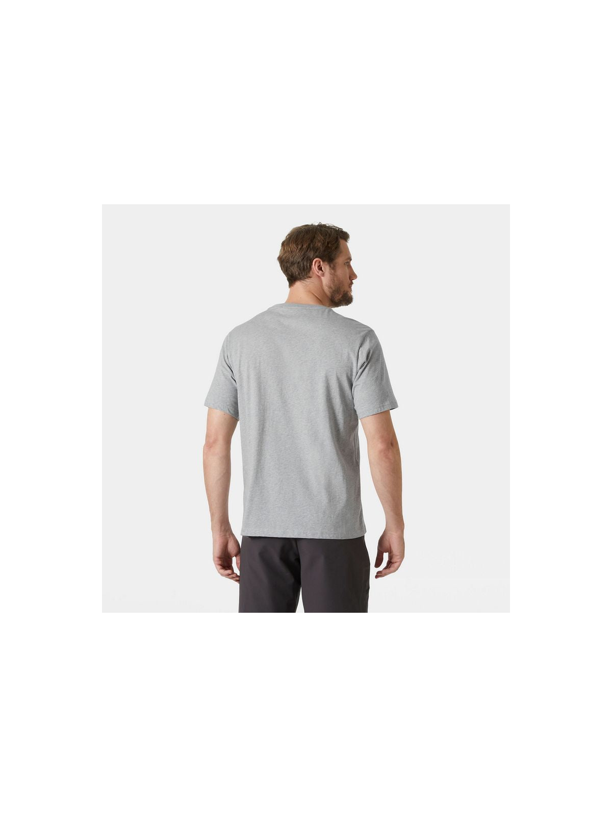 Koszulka męska Męska HELLY HANSEN Hh Logo T-Shirt 3.0 szara