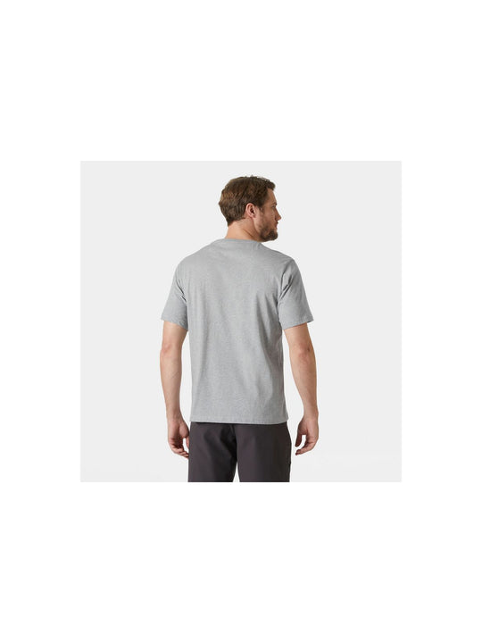 Koszulka męska Męska HELLY HANSEN Hh Logo T-Shirt 3.0 szara
