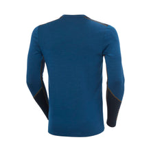 Bielizna termiczna męska HELLY HANSEN LIFA MERINO MIDWEIGHT CREW granatowa
