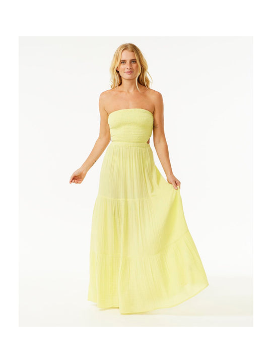 Sukienka RIP CURL Premium Surf Maxi Dress żółty - Adventure Sports

