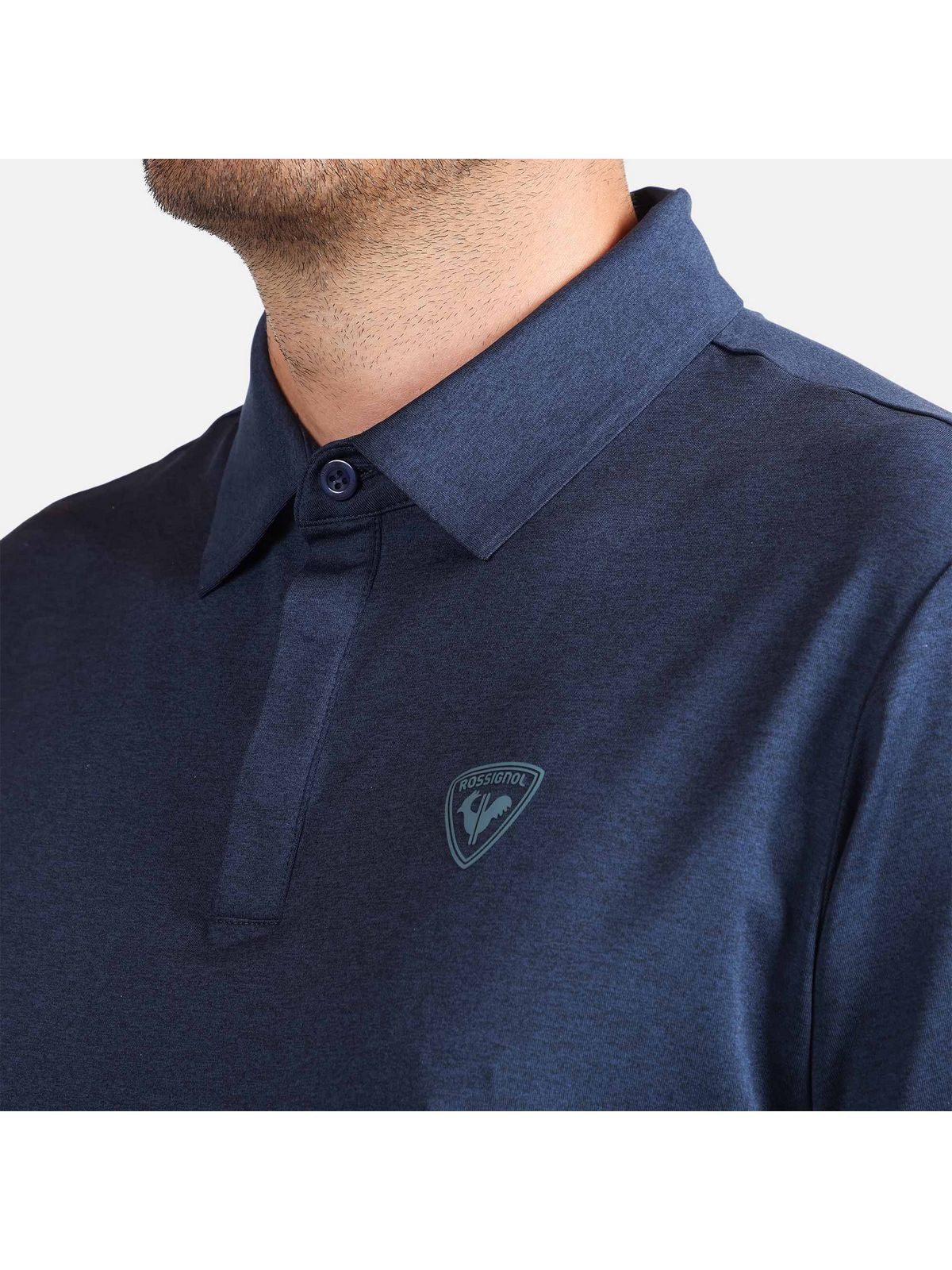 Koszulka męska polo ROSSIGNOL Cloudrest Polo granatowy - Adventure Sports