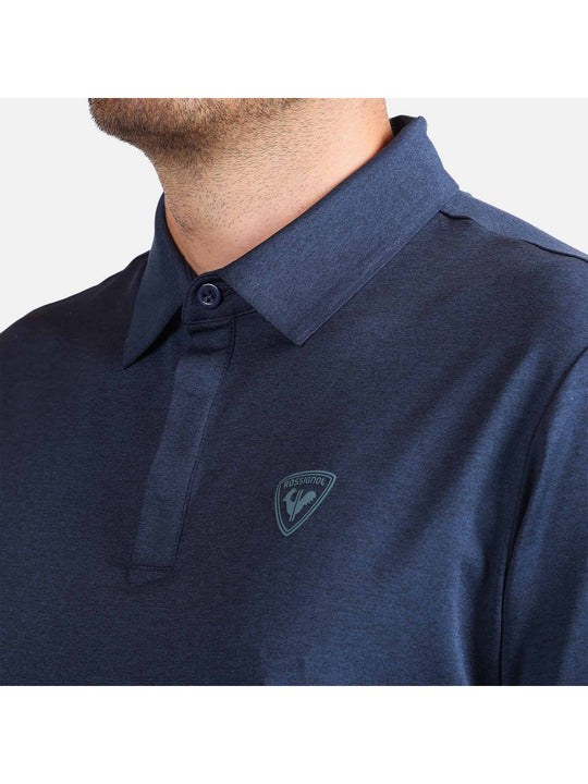 Koszulka męska polo ROSSIGNOL Cloudrest Polo granatowy - Adventure Sports
