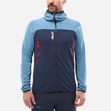Bluza męska MILLET Fusion Grid Hoodie M niebieska
