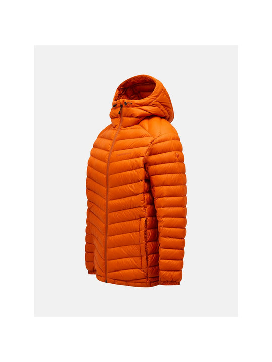 Kurtka męska puchowa Peak Performance M Frost Down Hood Jacket pomarańczowy - narciarska - Adventure Sports
