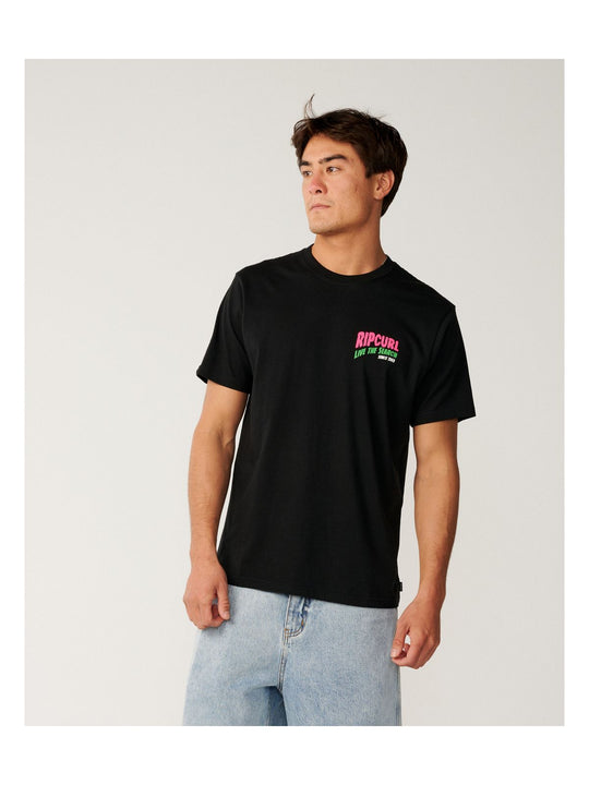 Koszulka męska RIP CURL Surf Trip Tee czarna
