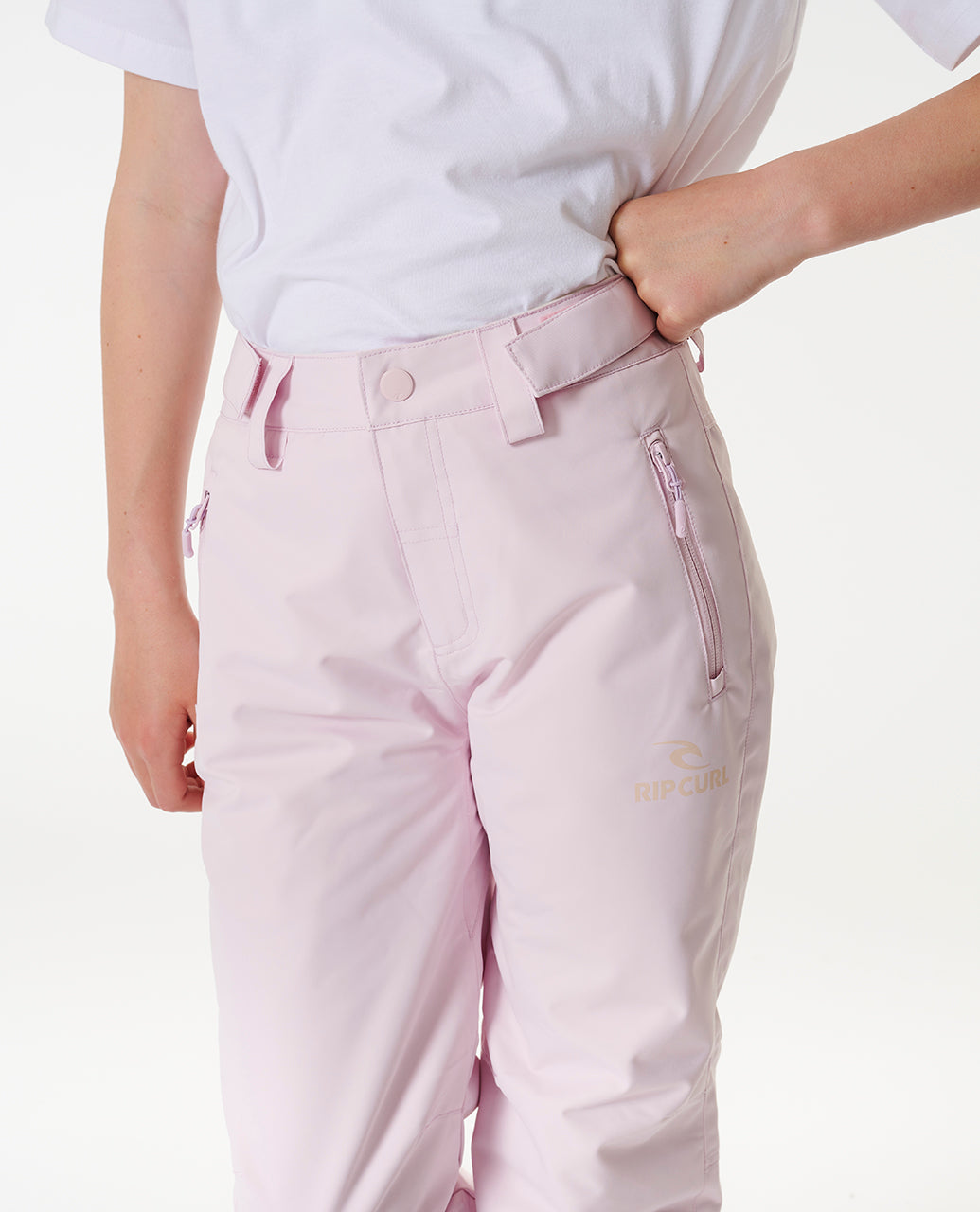 Spodnie narciarskie RIP CURL Olly Snow Pant 10K-Kids bordowy - Adventure Sports