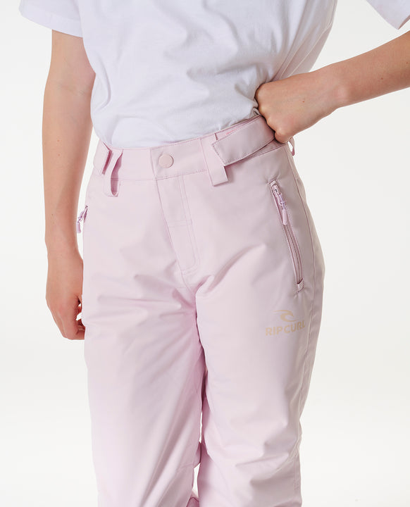 Spodnie narciarskie RIP CURL Olly Snow Pant 10K-Kids bordowy - Adventure Sports

