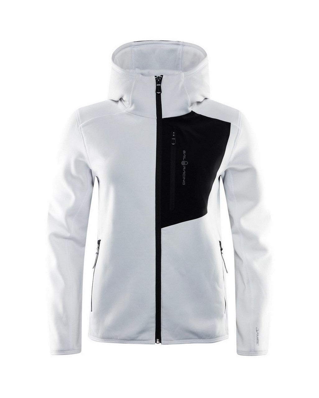 Bluza żeglarska damska Sail Racing W SPRAY POLARTEC HOOD biała