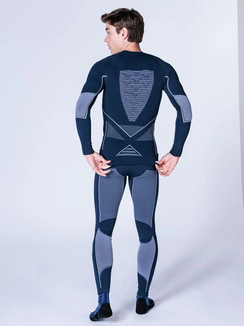 Koszulka termoaktywna X-Bionic Energy Accumulator 4.0 Shirt Lg Sl Men niebieski