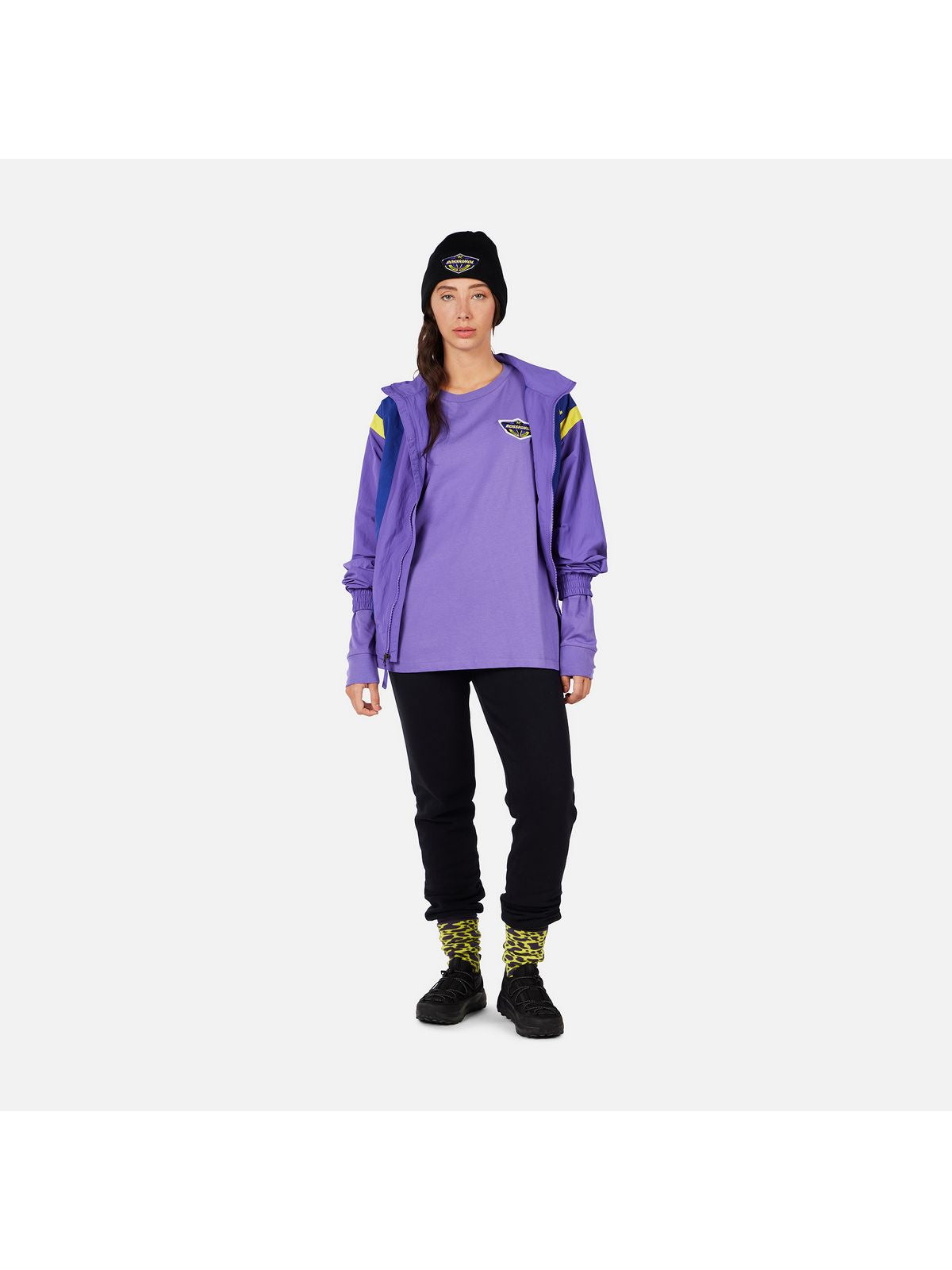 Koszulka unisex ROSSIGNOL SUPER LS TEE fioletowa