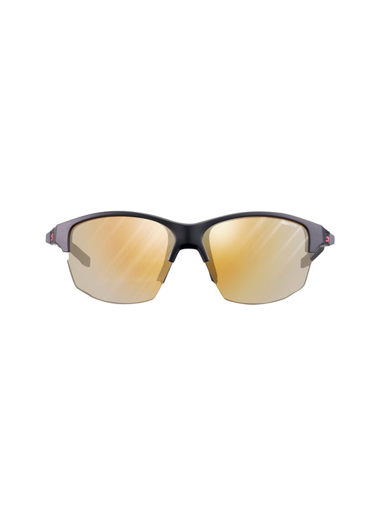 Okulary fotochromowe Julbo Split - czarny/czerwony | Reactiv Light Amplifier cat 1-3 - M - Adventure Sports
