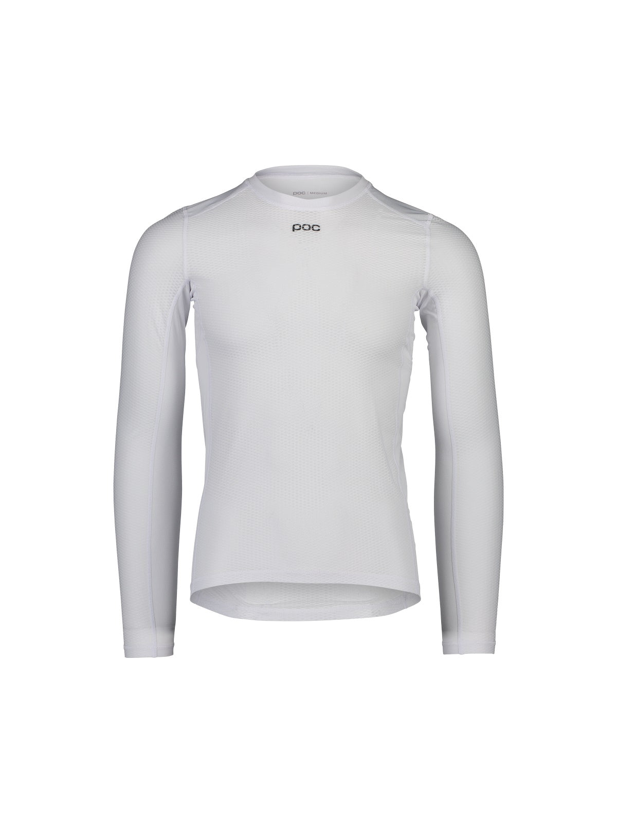Koszulka rowerowa POC Essential Layer LS - biały