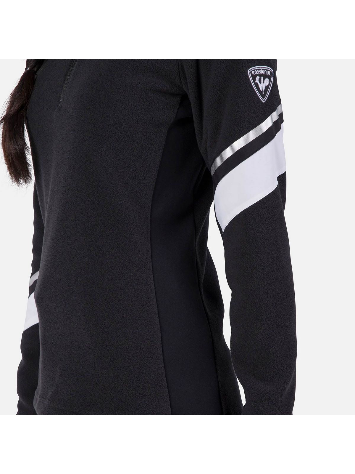 Bluza damska ROSSIGNOL W Strawpile Fleece Hz czarny