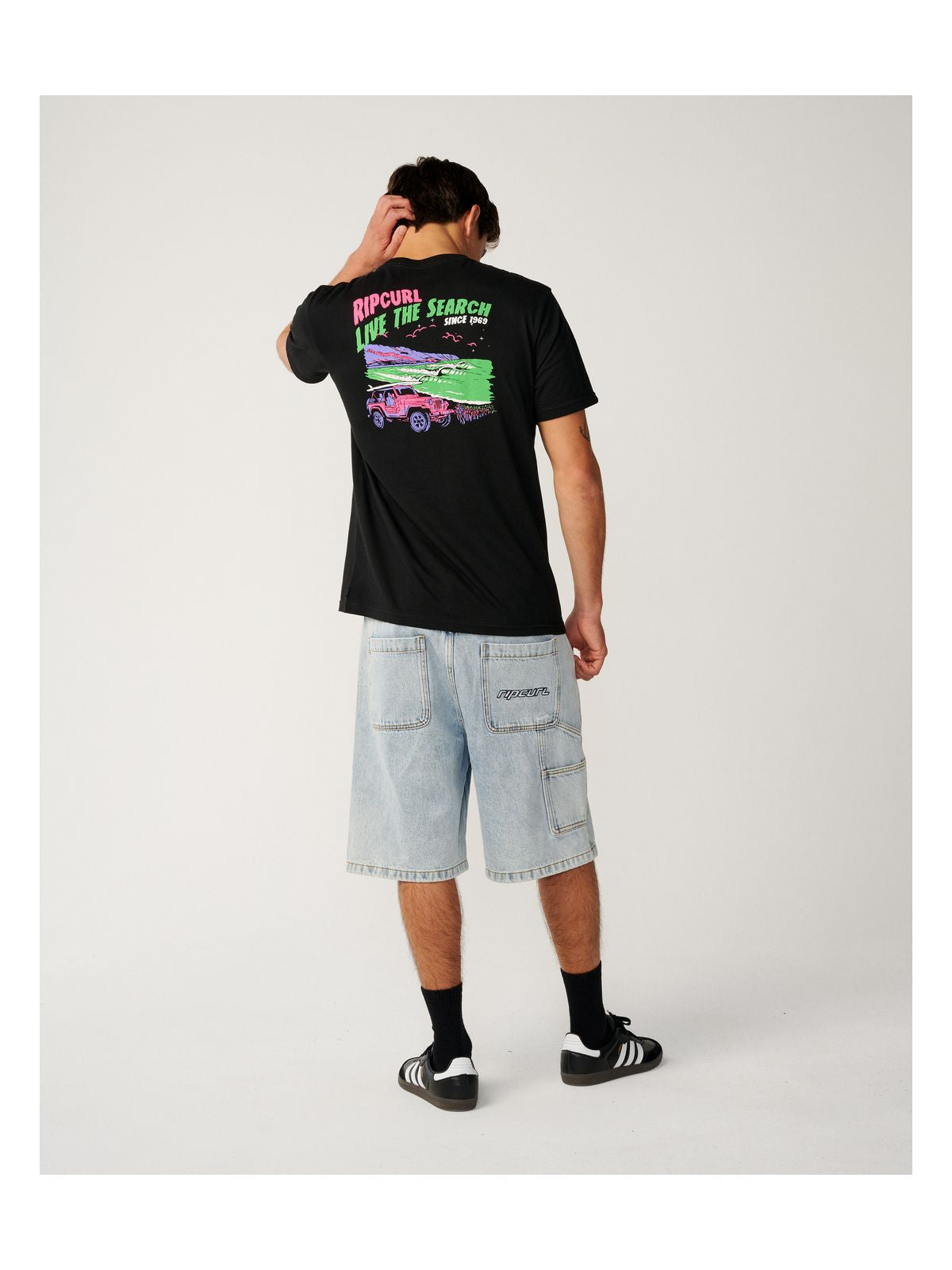 Koszulka męska RIP CURL Surf Trip Tee czarna