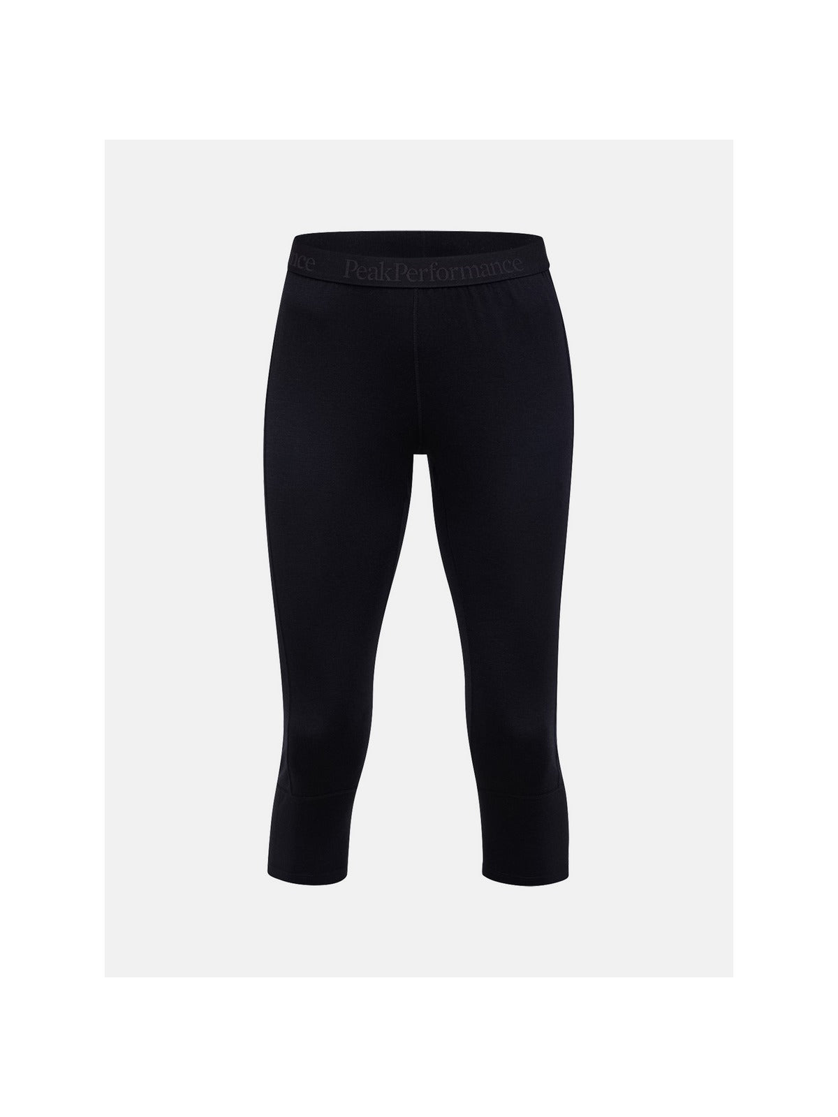 Spodnie termiczne damskie PEAK PERFORMANCE Magic 3/4 Short Johns Wool-blend Baselayer Women czarne