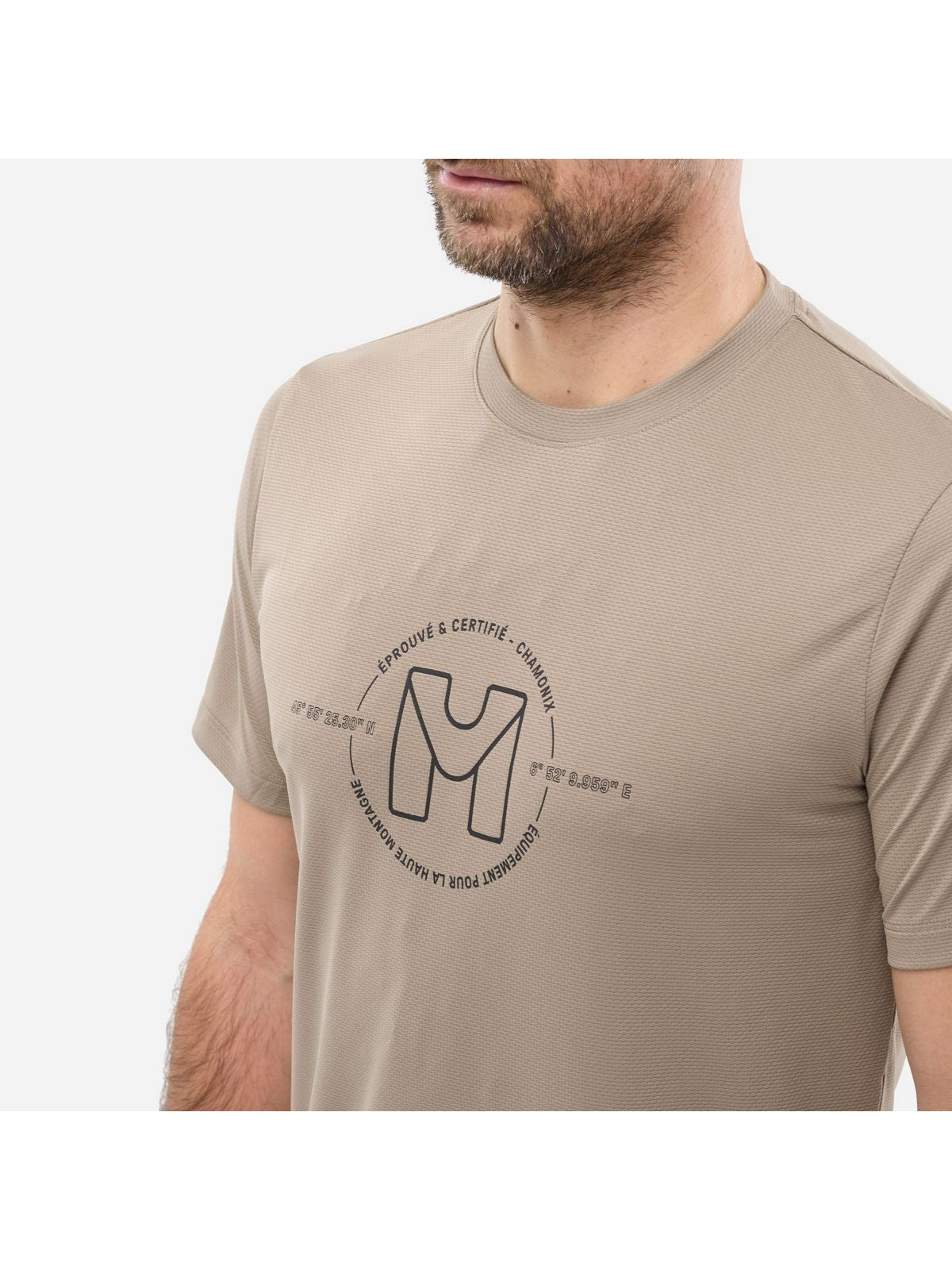 Koszulka MILLET UBIC LIGHT TS SS M beżowy - Adventure Sports