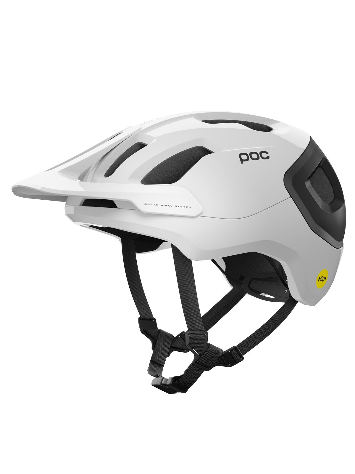 Kask rowerowy POC Axion Race Mips biało czarny - Adventure Sports