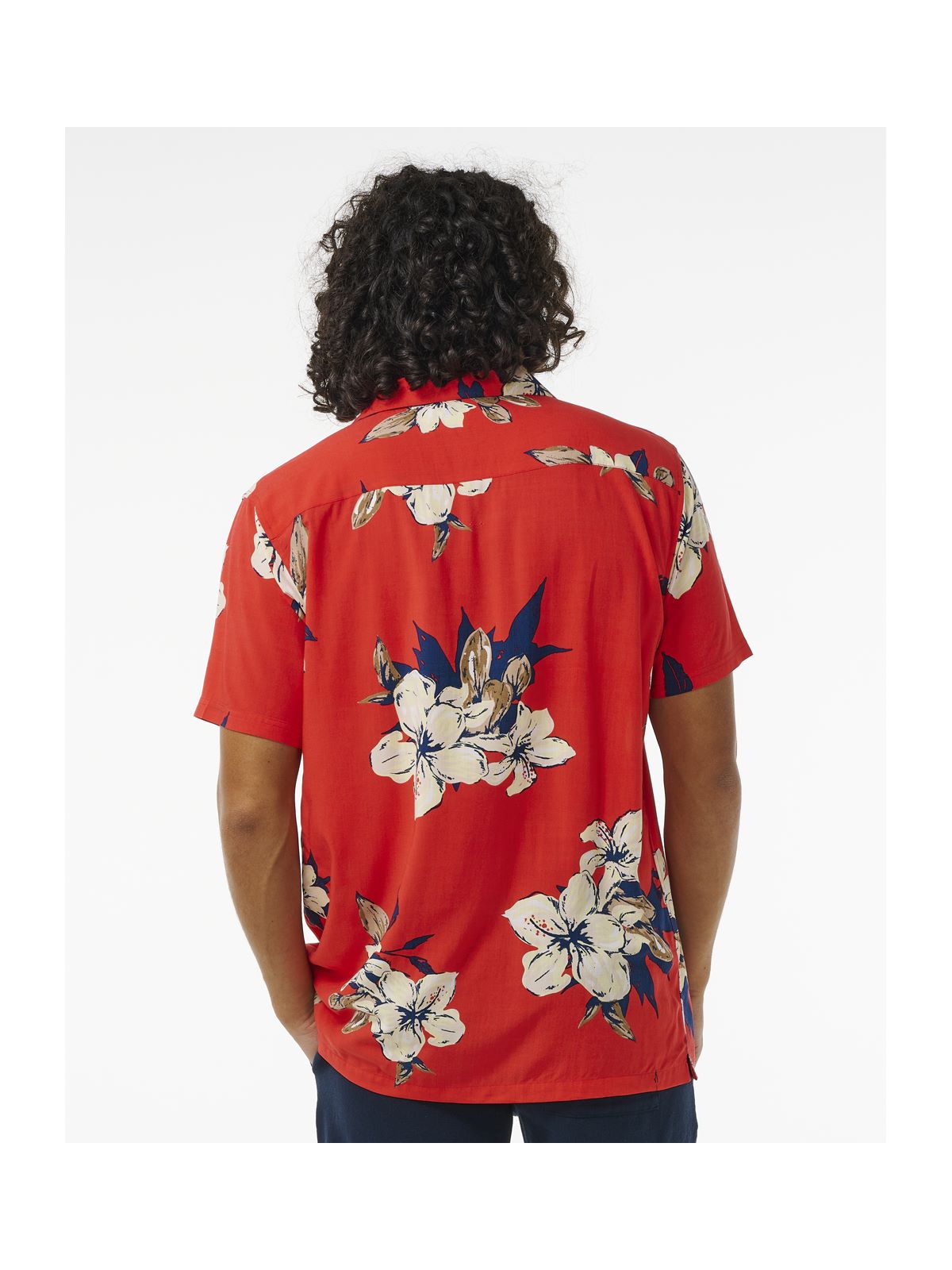 Koszula RIP CURL Aloha Hotel S/S Shirt czerwony - Koszulka - Adventure Sports