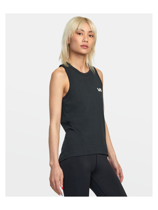 Top sportowy damski RVCA Va Muscle czarny

