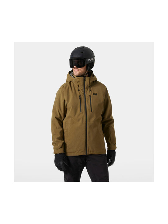 Kurtka narciarska męska HELLY HANSEN JUNIPER 3.0 JACKET brązowa
