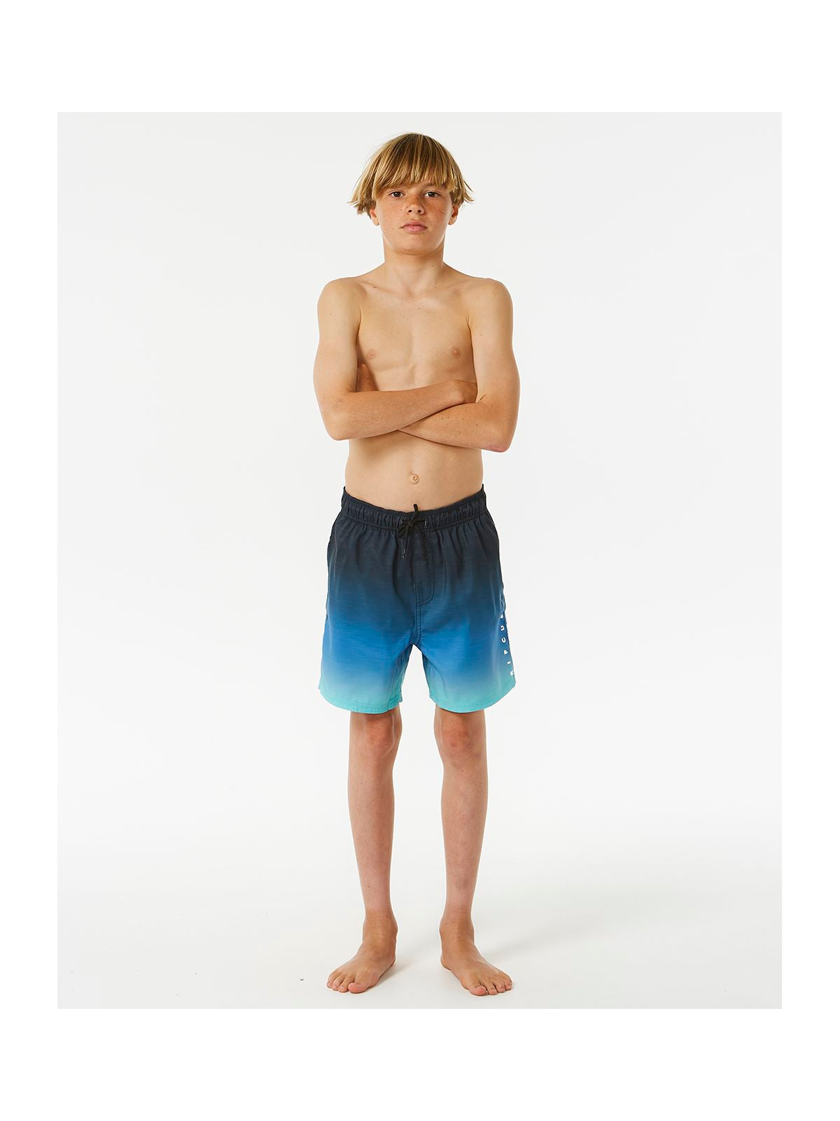Szorty kąpielowe chłopięce RIP CURL Fade Volley Boy granatowe