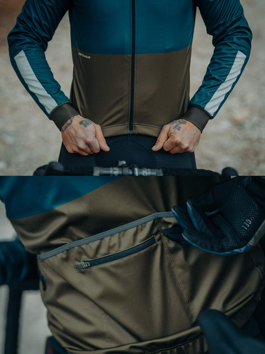 Kurtka rowerowa NORTHWAVE BLADE LIGHT Jacket - niebieski/zielony - Adventure Sports
