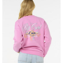 Bluza RIP CURL Hibiscus Diamond Heritage Crew różowa
