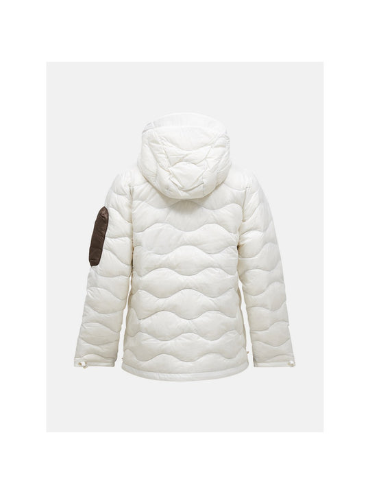 Kurtka puchowa damska PEAK PERFORMANCE Helium Utility Down Hood Jacket biała
