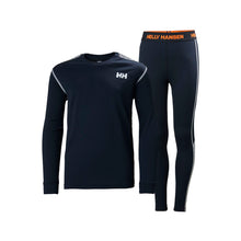 Bielizna termoaktywna dziecięca Helly Hansen Jr HH Lifa Active Set granatowy - Adventure Sports

