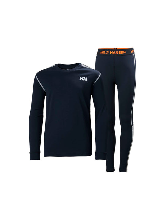 Bielizna termoaktywna dziecięca Helly Hansen Jr HH Lifa Active Set granatowy - Adventure Sports
