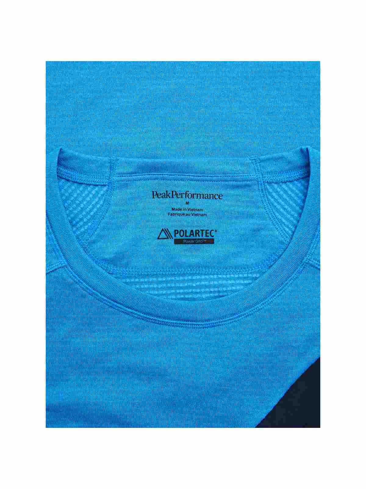 Bluza PEAK PERFORMANCE M Freelight Polartec Grid Crew niebieski