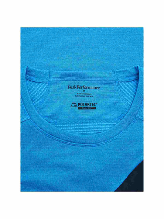 Bluza PEAK PERFORMANCE M Freelight Polartec Grid Crew niebieski
