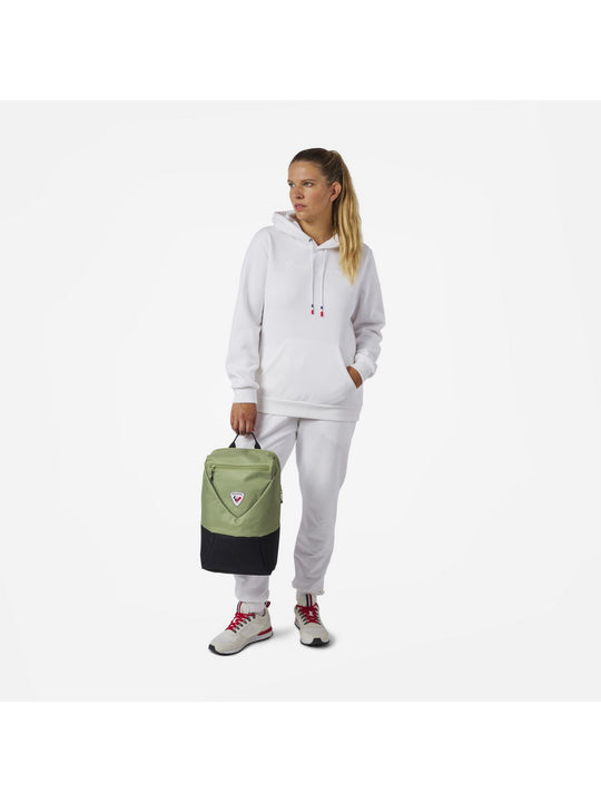Bluza Rossignol W LOGO SWEAT HOOD FL biały - Adventure Sports

