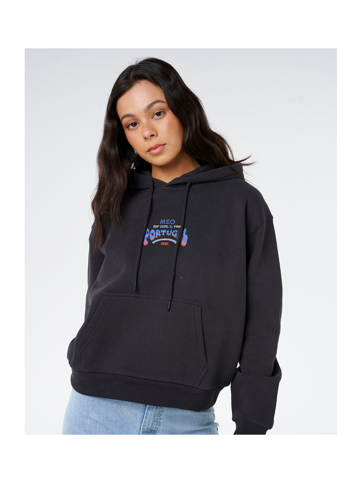 Bluza damska RIP CURL Peniche Merch Hood czarna
