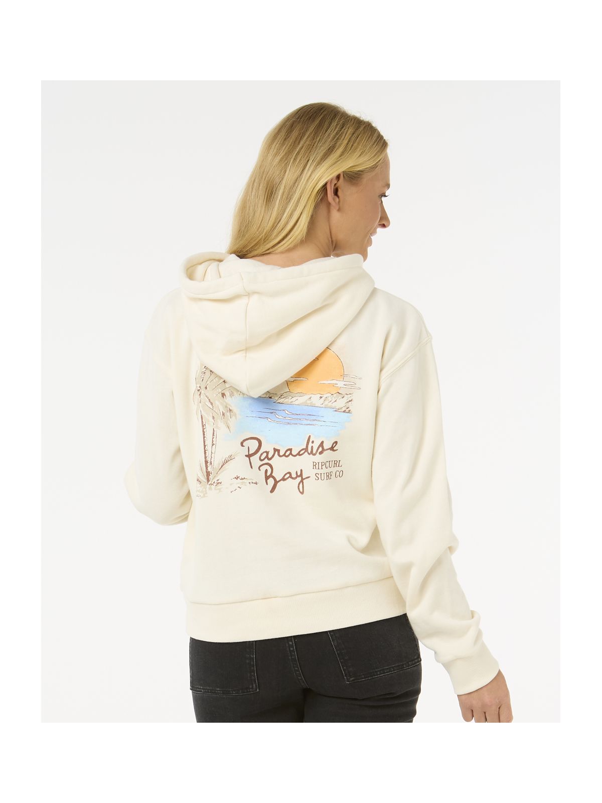 Bluza RIP CURL Paradise Bay Relaxed Hood biały