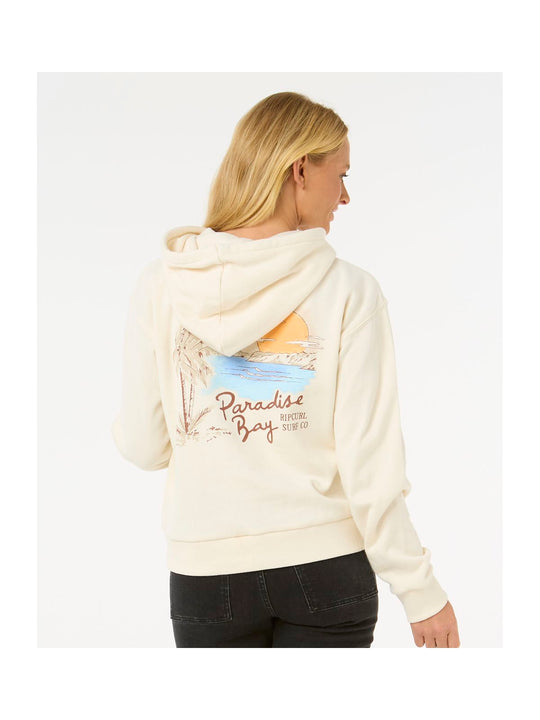 Bluza RIP CURL Paradise Bay Relaxed Hood biały
