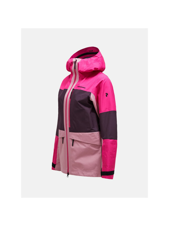 Kurtka narciarska Peak Performance W Gravity Gore-Tex 3L Jac fioletowy - Adventure Sports
